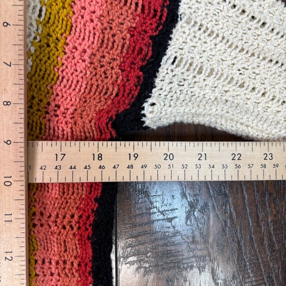 Rip Curl Sweater XS Ivory Hooded Baja Stripe Pullover Relaxed Fit Women's - Picture 8 of 11